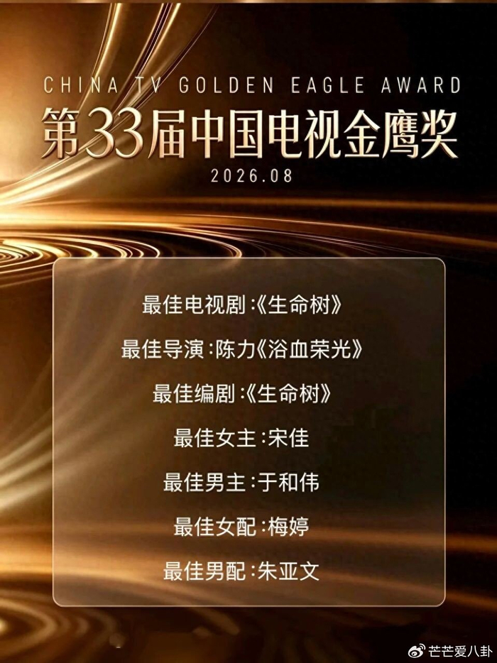 金鹰奖这一夜，男配女配大爆冷，让胡歌和杨紫给内娱狠狠上了一课，图片 1